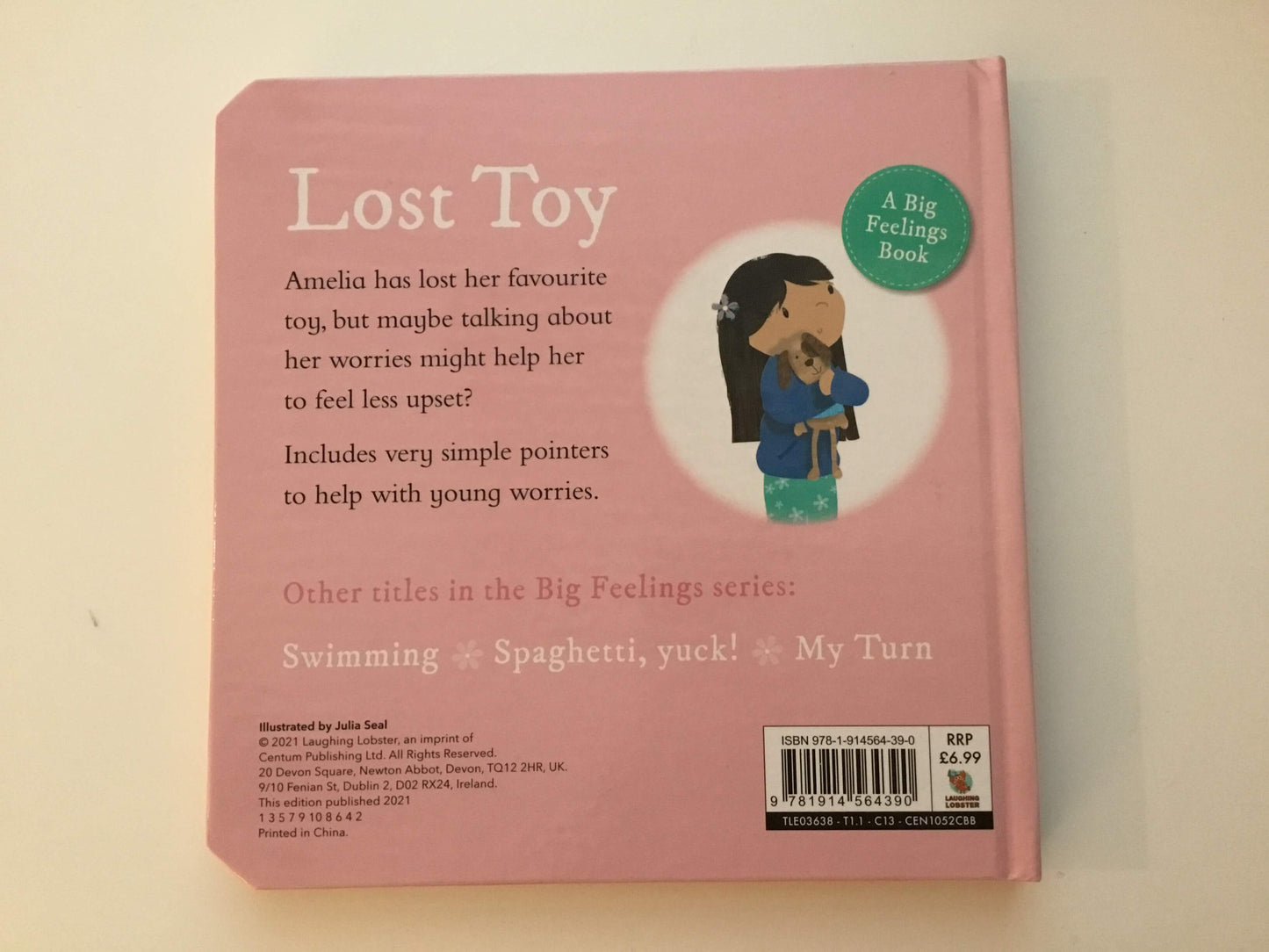 Lost Toy - A Mindful Story About Feeling Anxious (Board Book)