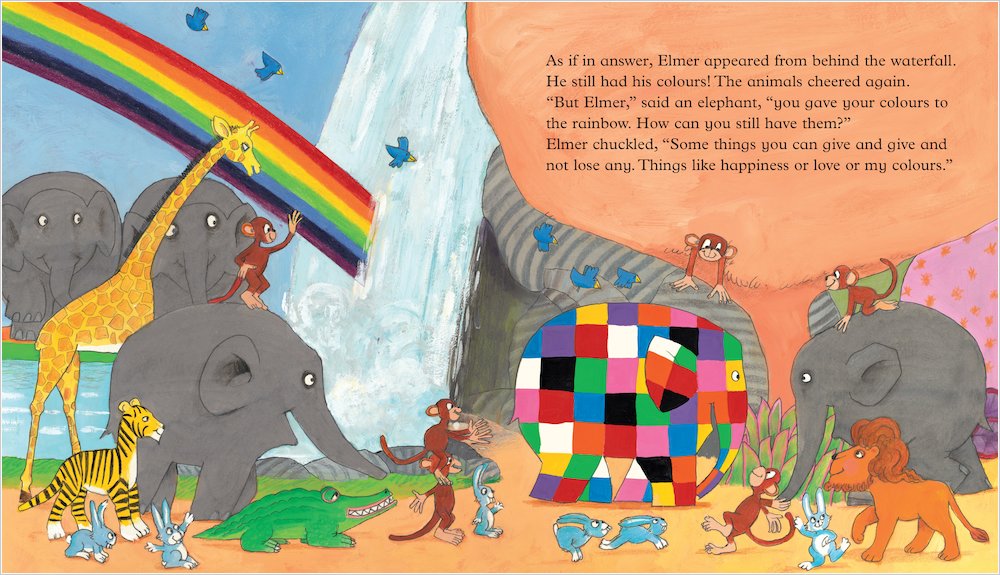Elmer and the Rainbow by David McKee