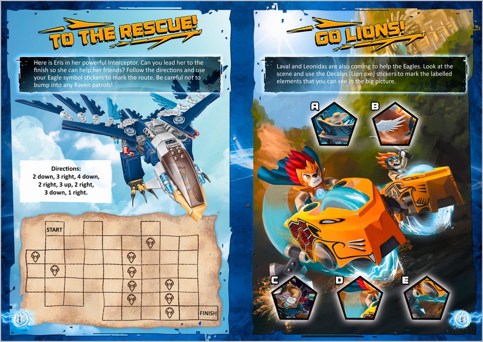 Lego Chima - Warriors Unite Sticker Activity Book