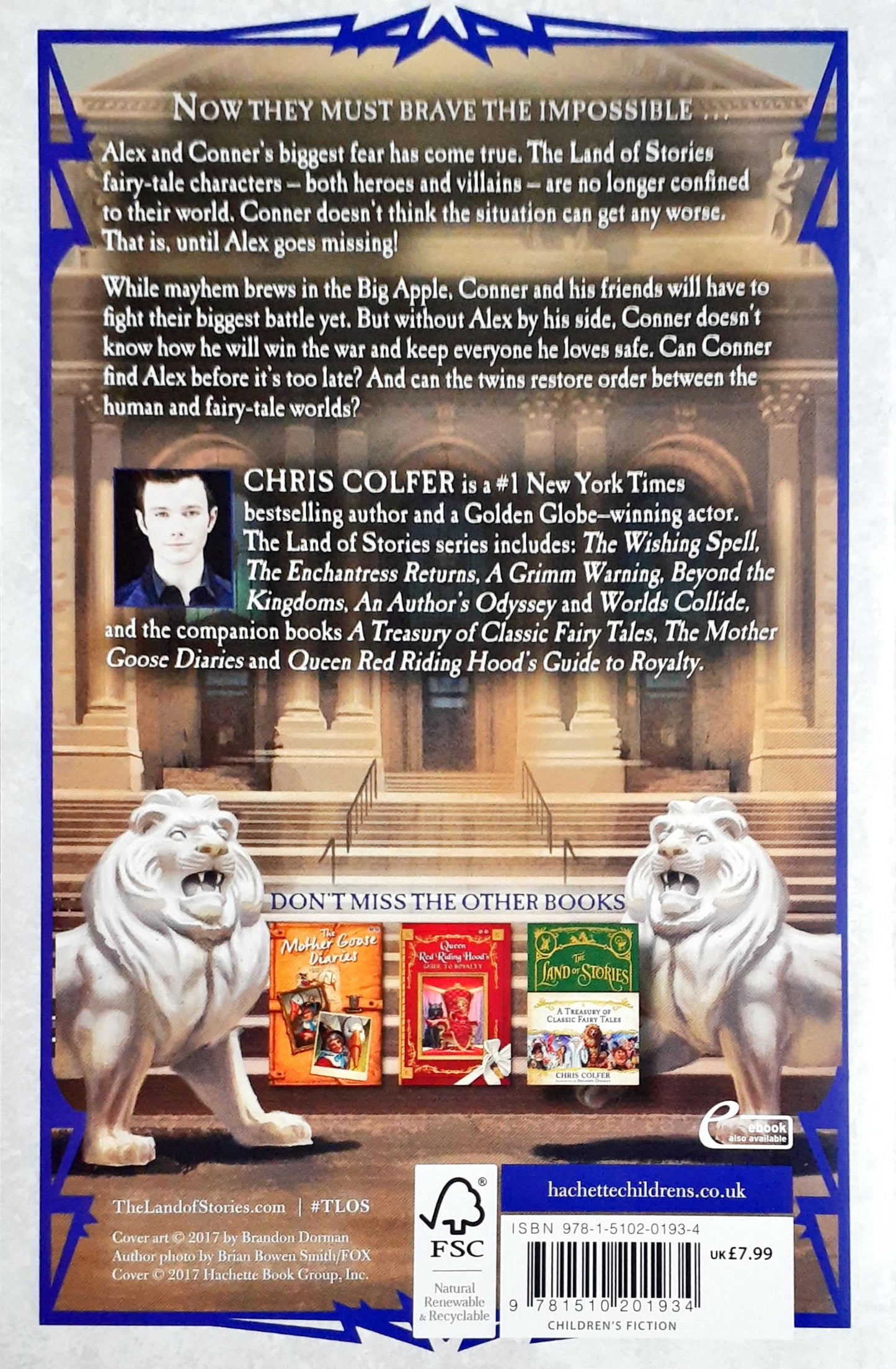 The Land of Stories - World’s Collide by Chris Colfer (Book 6)