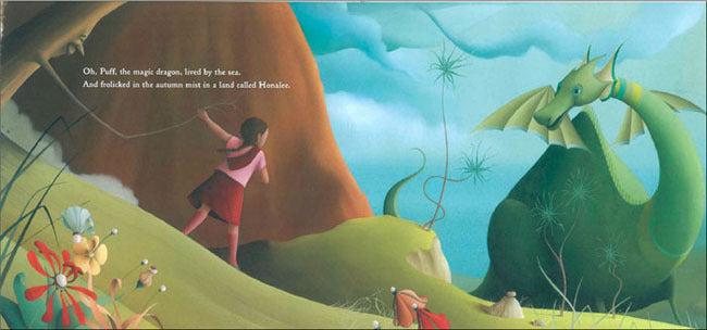 Puff, The Magic Dragon by Peter Yarrow and Lenny Lipton. Illustrated by Eric Puybaret