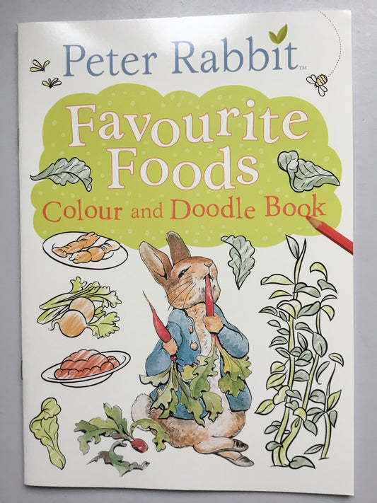 Peter Rabbit Favourite Foods Colour and Doodle Book