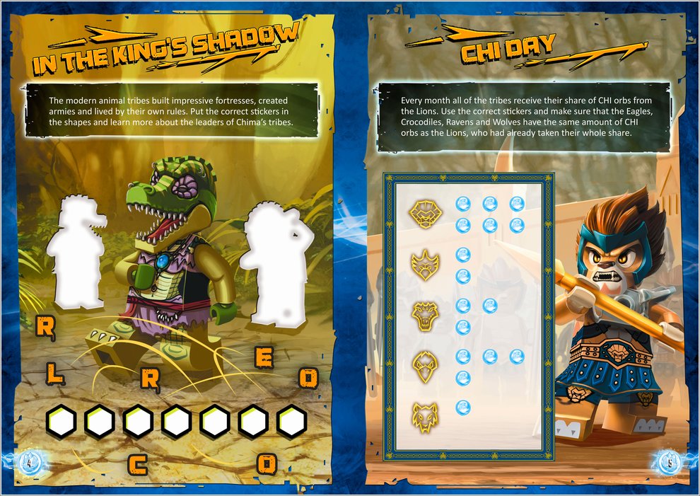 Lego Chima - Warriors Unite Sticker Activity Book