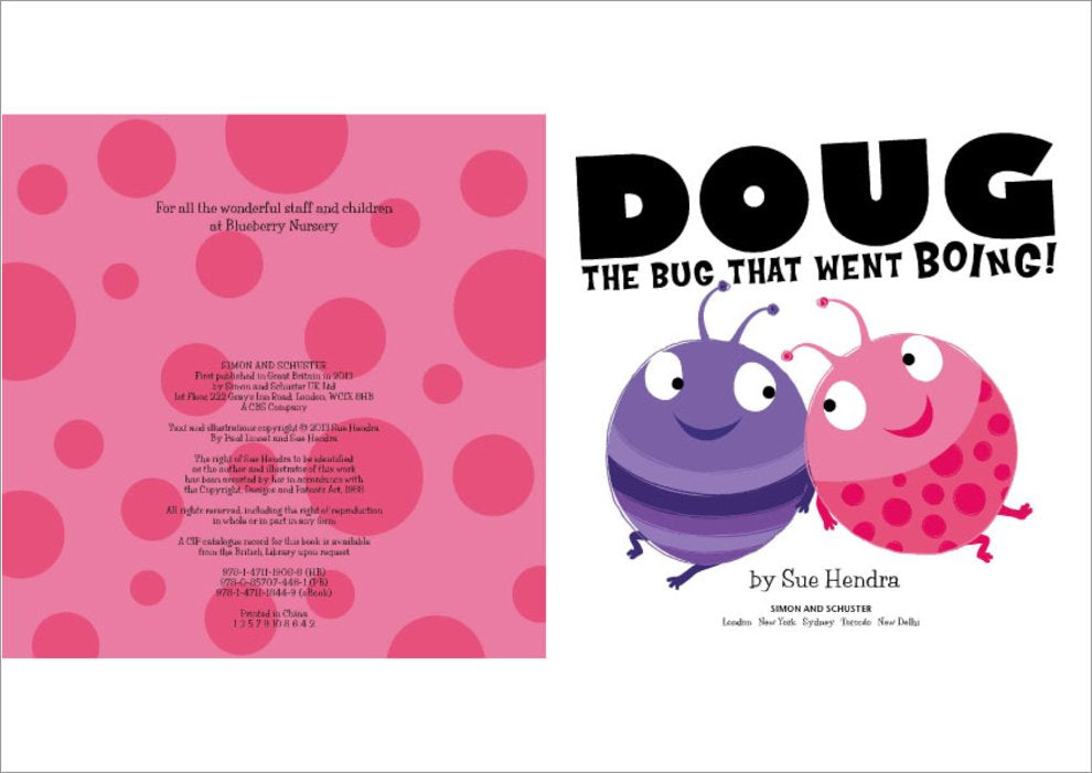 Doug, The Bug That Went Boing! By Sue Hendra