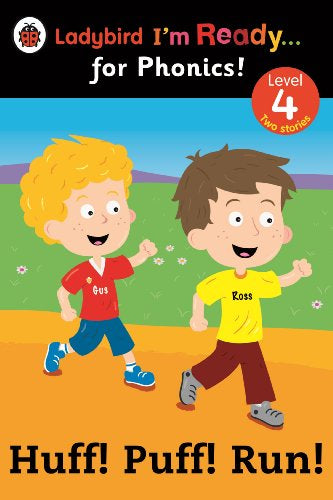 Ladybird I’m Ready for Phonics - Huff! Puff! Run! Level 4 (Book Band 2)