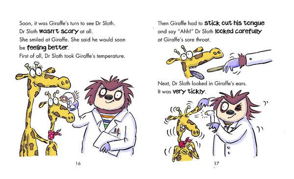 Experiences Matter! Giraffe Goes to the Doctor by Sue Graves and Trevor Dunton