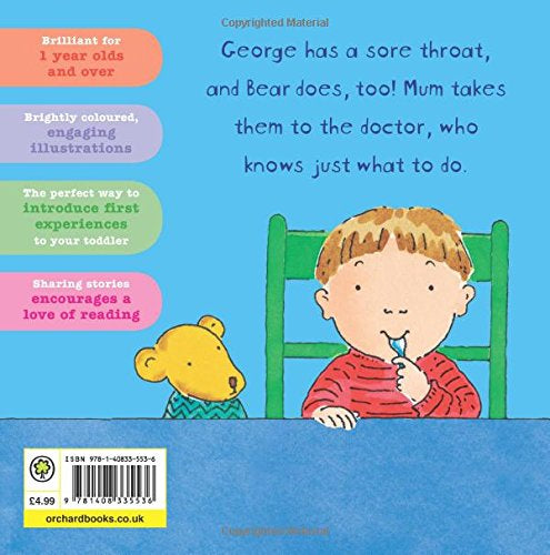 Rear book cover George and Bear orchard books