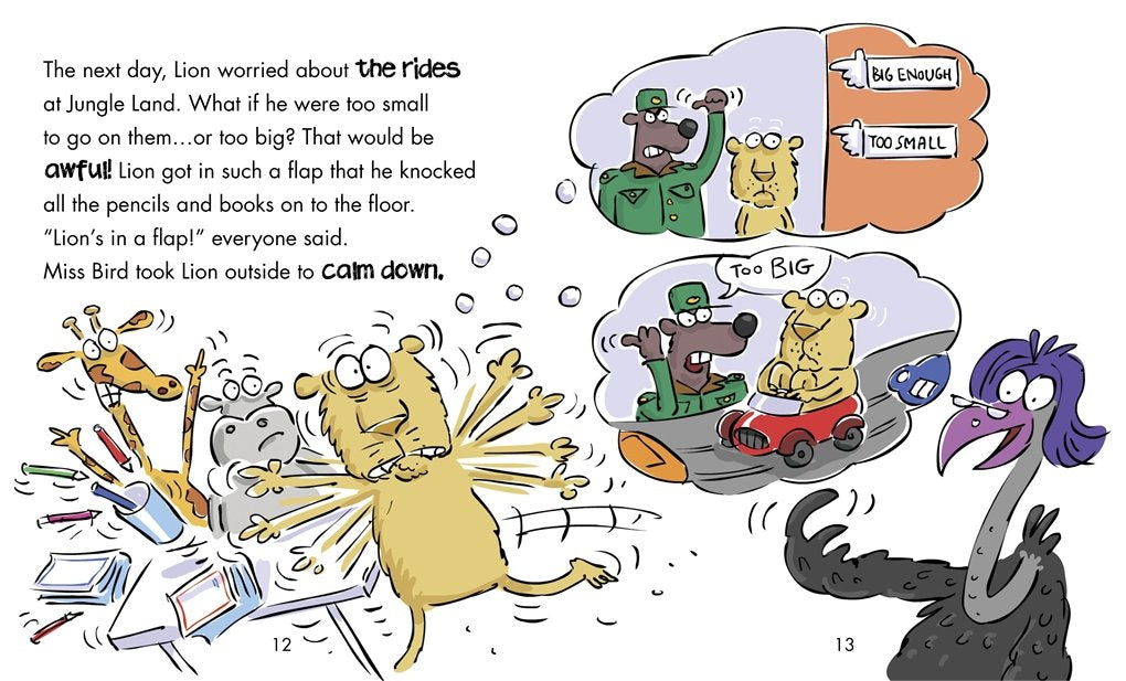 Experiences Matter! Lion’s In a Flap by Sue Graves and Trevor Dunton