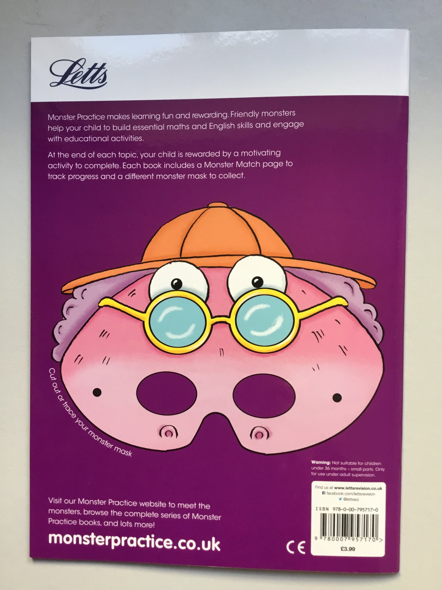 Letts Monster Maths - Maths Age 6-7