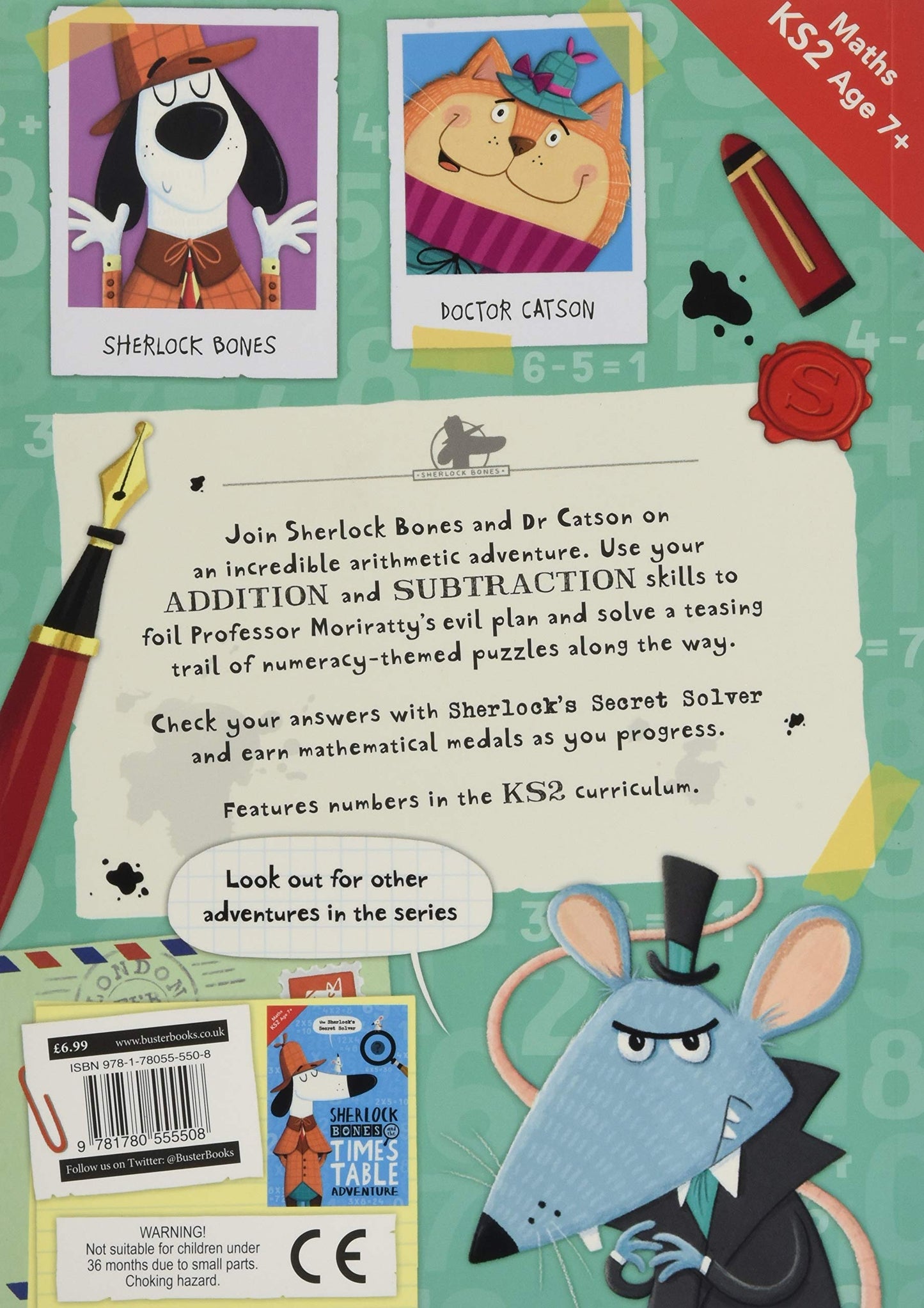 Sherlock Bones and the Addition & Subtraction Adventure Maths KS2