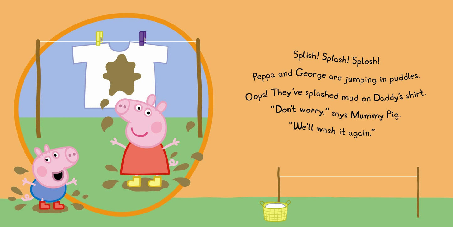 Peppa Pig - Peppa’s Washing Day (Board Book)