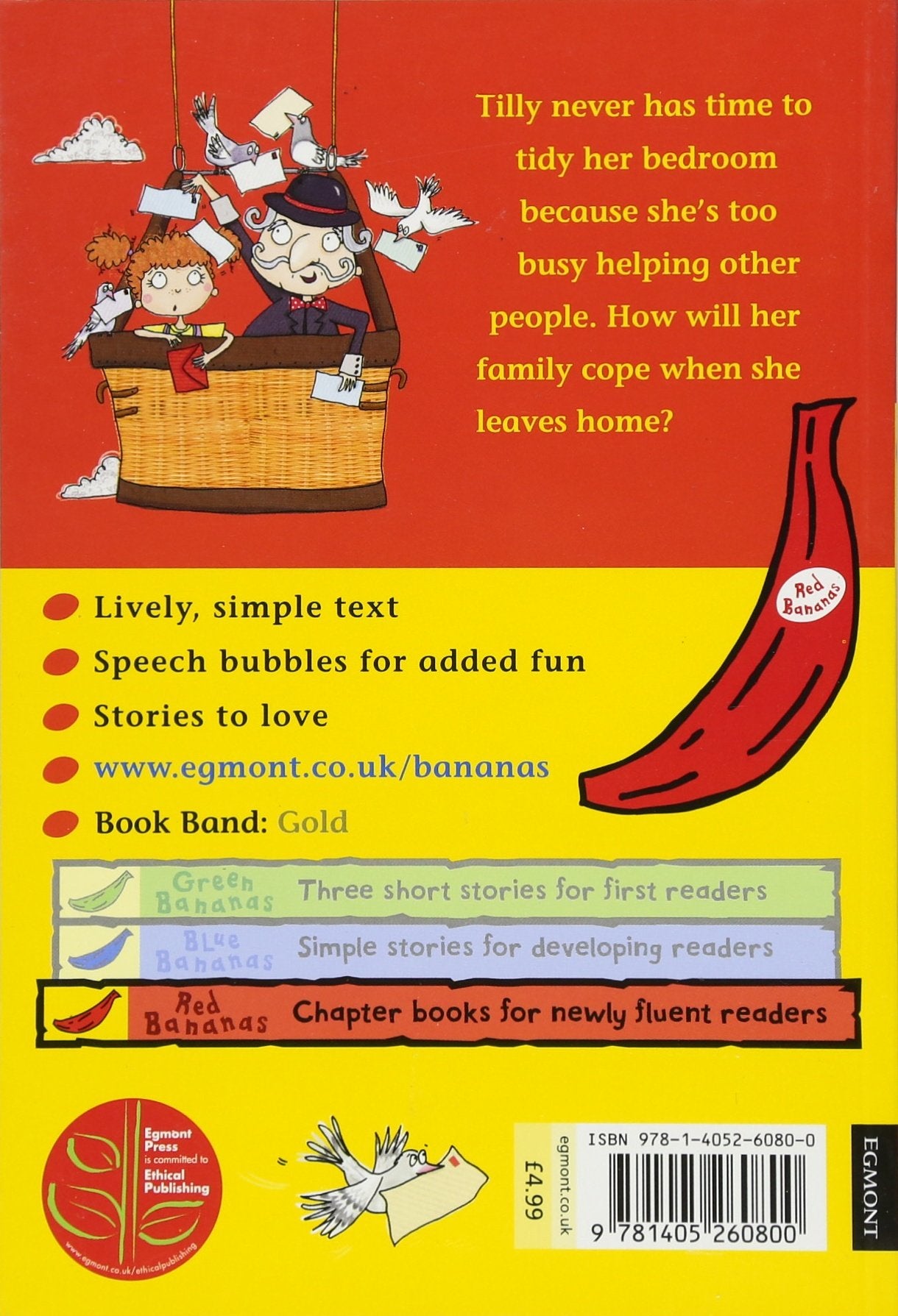 The Terrible Time without Tilly by Hilary Mc Kay (Reading Ladder Level 3) GOLD BOOK BAND