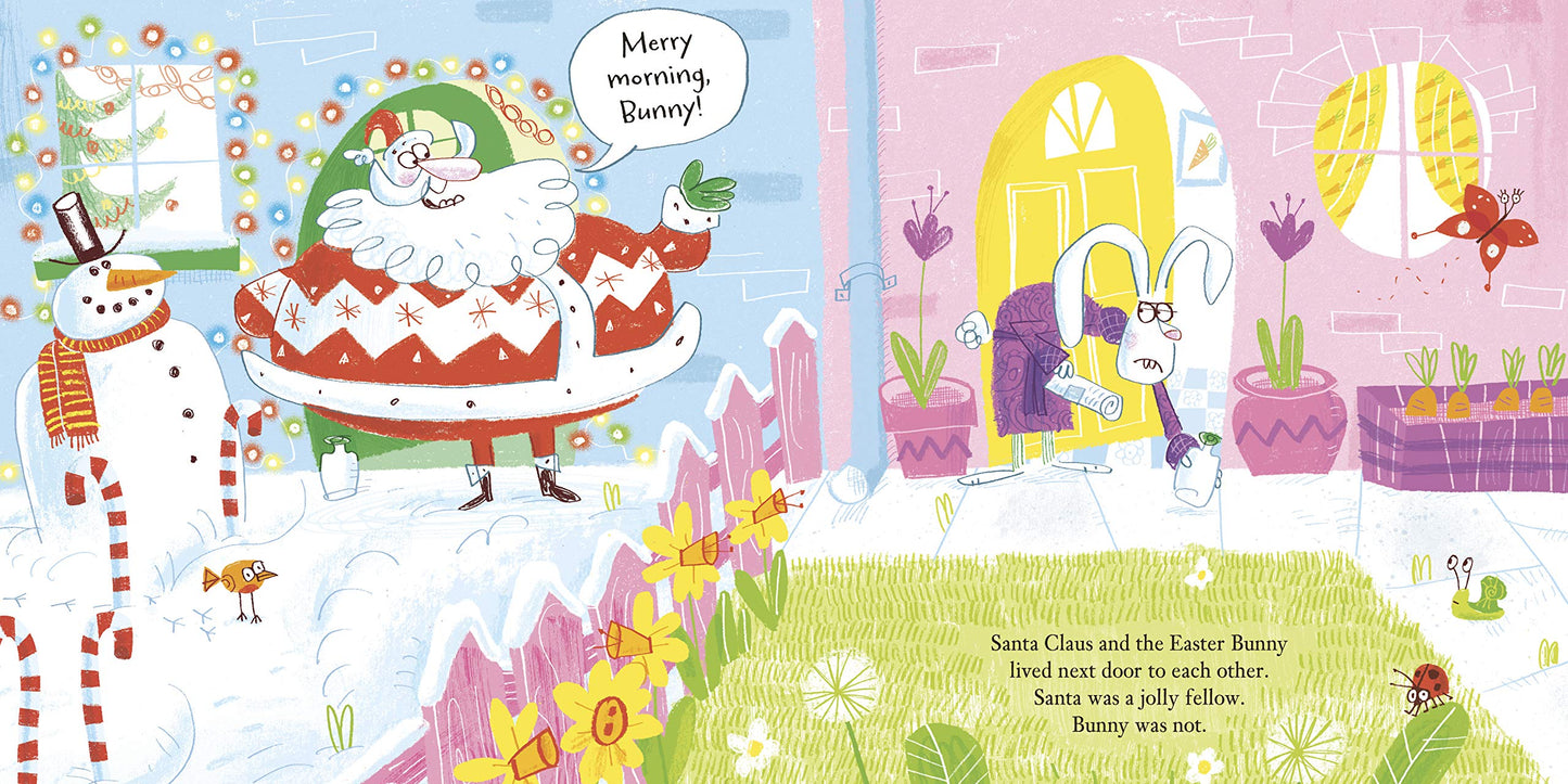 Santa Claus Vs The Easter Bunny by Fred Blunt