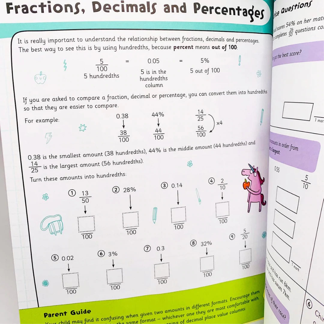 Don’t Panic Maths Level 2 Practice Tests - Help with Homework (includes revision poster)