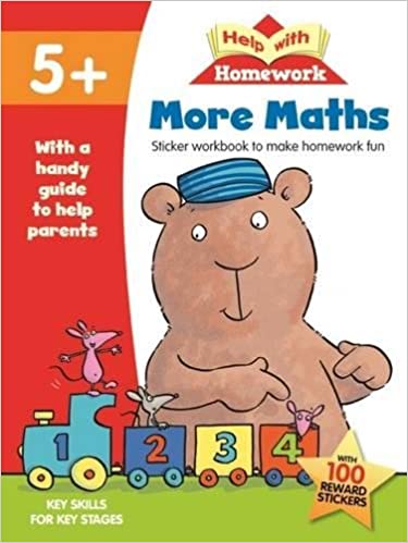 Help with Homework More Maths 5+ (with 100 Reward Stickers)