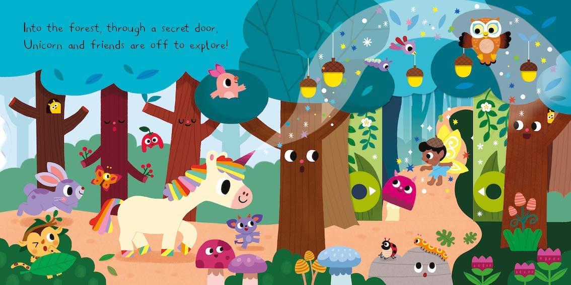 My Magical Forest - Campbell (Board Book) PUSH PULL SLIDE