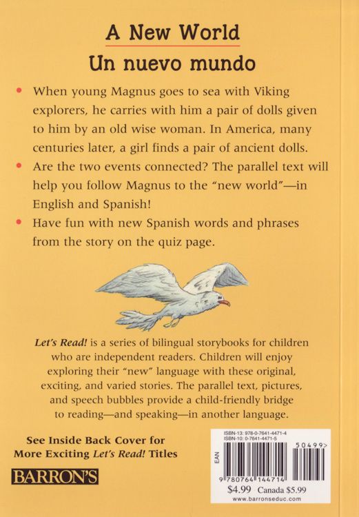 Let's Read in Spanish and English - Un Nuevo Mundo / A New World