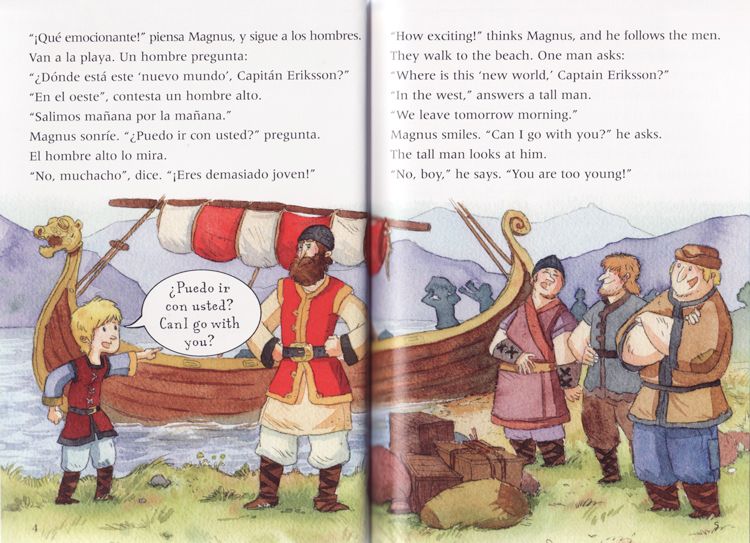 Let's Read in Spanish and English - Un Nuevo Mundo / A New World