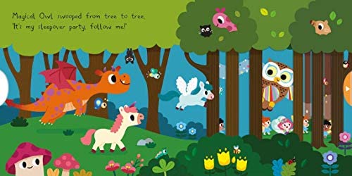 My Magical Owl Campbell (Board Book) PUSH PULL SLIDE