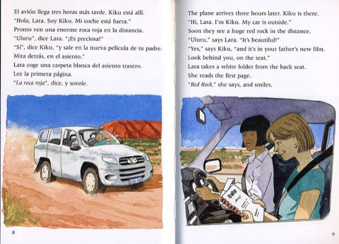 Let's Read in Spanish and English Bilingual - La Roca Roja / Red Rock