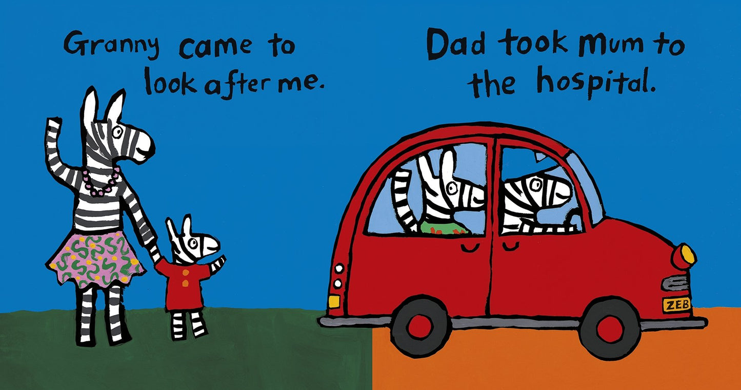 Za-za's Baby Brother by Lucy Cousins (Story Book & DVD)