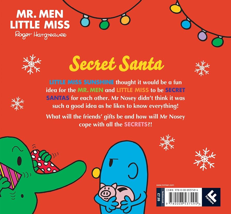 Mr. Men Little Miss Secret Santa by Roger Hargreaves