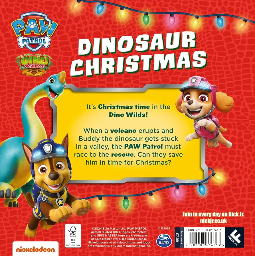 Paw Partrol Dinosaur Christmas