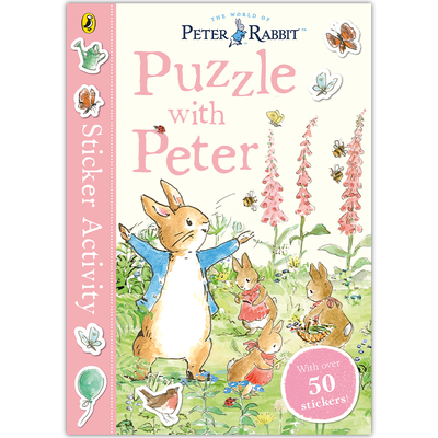 Peter Rabbit Puzzle With Peter Sticker Activity Book