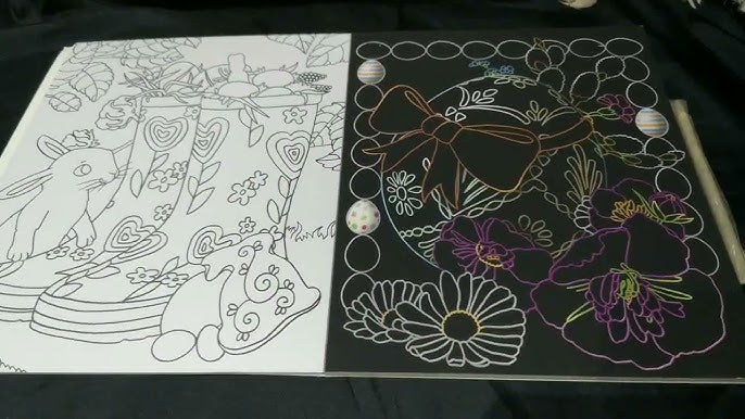 Doodle Scratch Book Easter Magic (with wooden scratch stick)