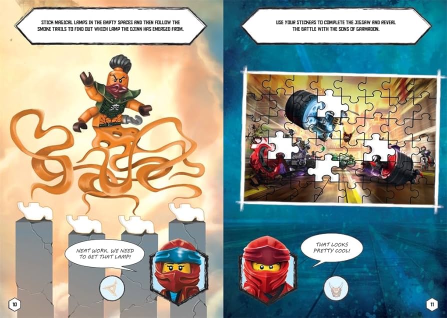 Lego Ninjago Defenders of the Ninjago World 800 Stickers