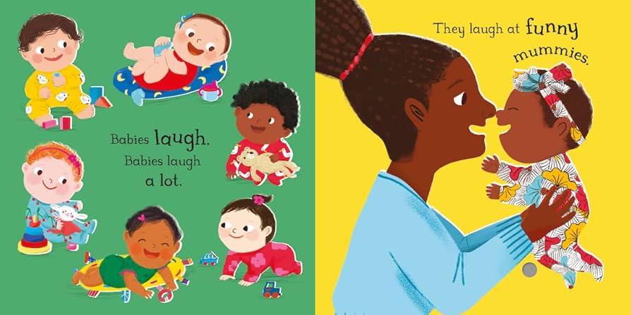 Babies Laugh at Everything - Laugh Along Gift Book with 5 press the page sounds & mirror