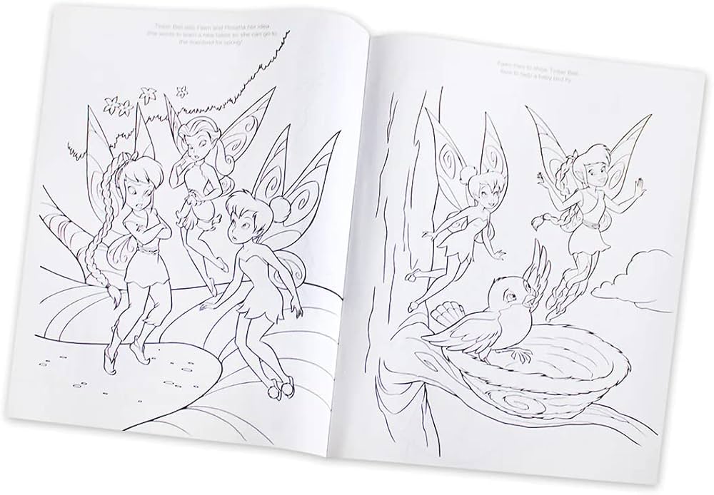 Disney Fairies Colour Fun Colouring Book