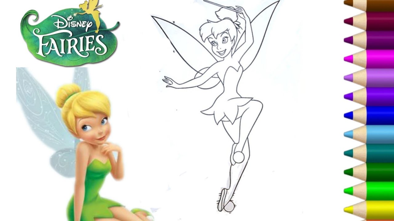 Disney Fairies Colour Fun Colouring Book