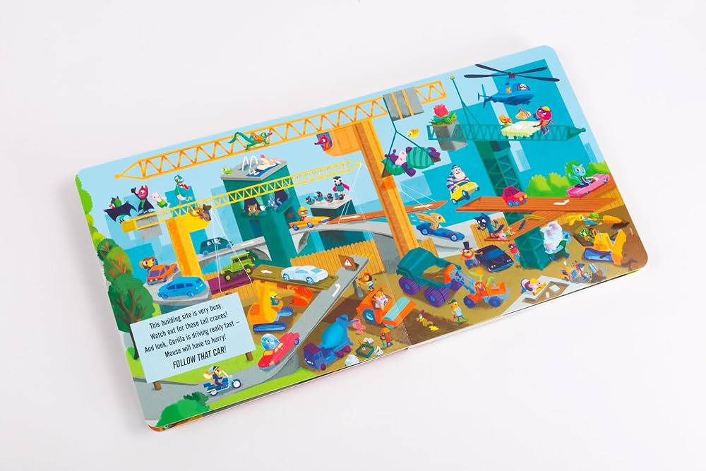 Follow That Car! A Search & Find Crazy Storybook by Lou Peacock