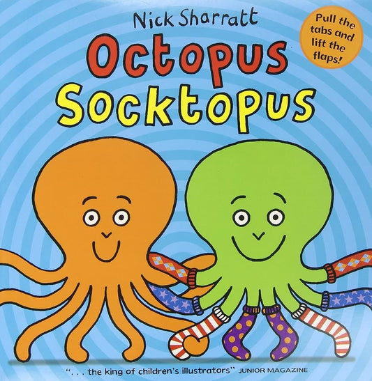 Octopus Socktopus Lift the Flap Book by Nick Sharratt GOBBLEDY SPECIAL