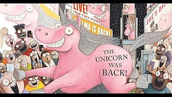 The Return of Thelma the Unicorn by Aaron Blabey SPARKLY COVER!