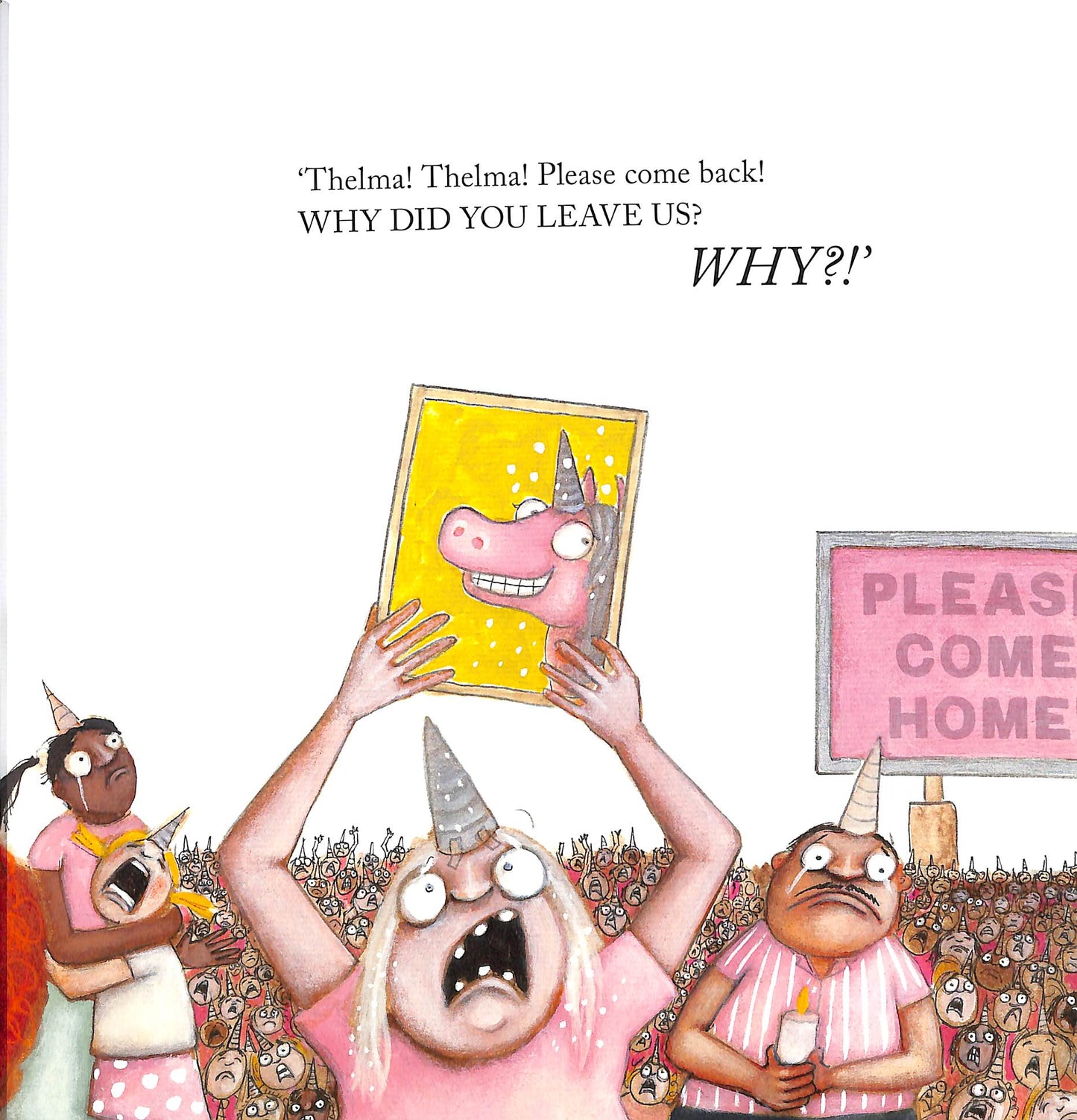 The Return of Thelma the Unicorn by Aaron Blabey SPARKLY COVER!