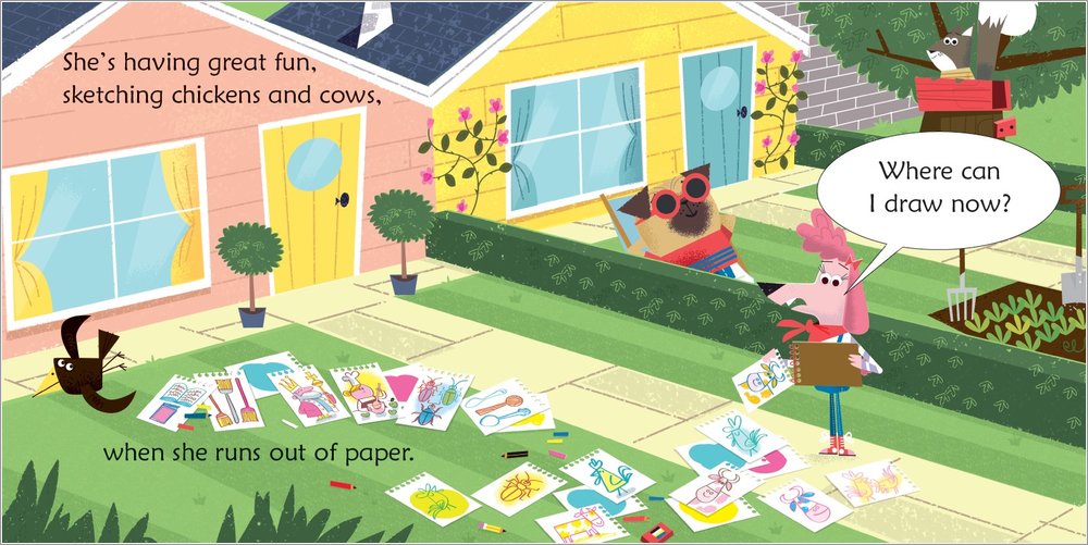 Usbourne Phonics Readers - Poodle Draws Doodles