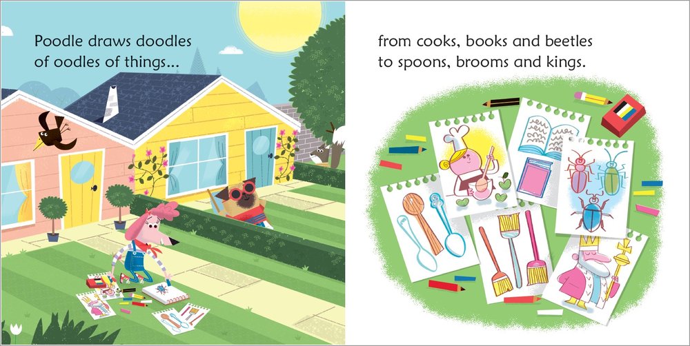 Usbourne Phonics Readers - Poodle Draws Doodles