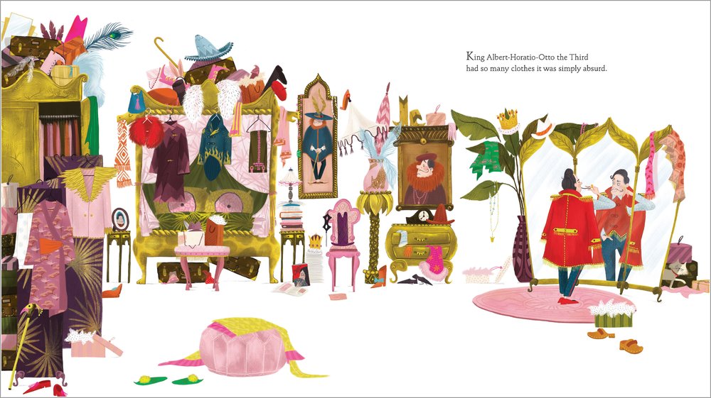 The King’s Birthday Suit by Peter Bentley and Claire Powell (Gold Foil Cover)