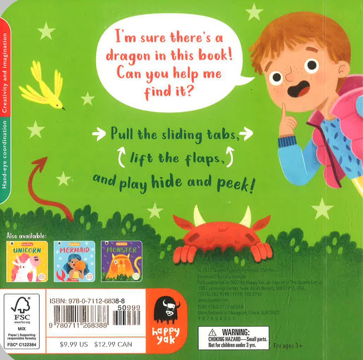 Hide & Peek Dragon - A Lift, Pull & Pop Book (Gobbledy Book Gift Special)