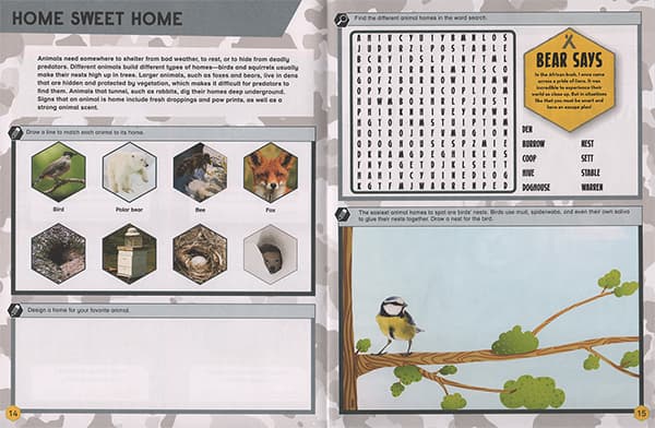 Bear Grylls Animal Detective Activity Book