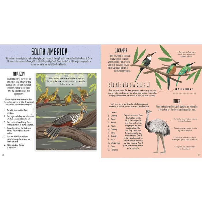 Birds of the World Activity Book - Take to the skies with puzzles, mazes and more