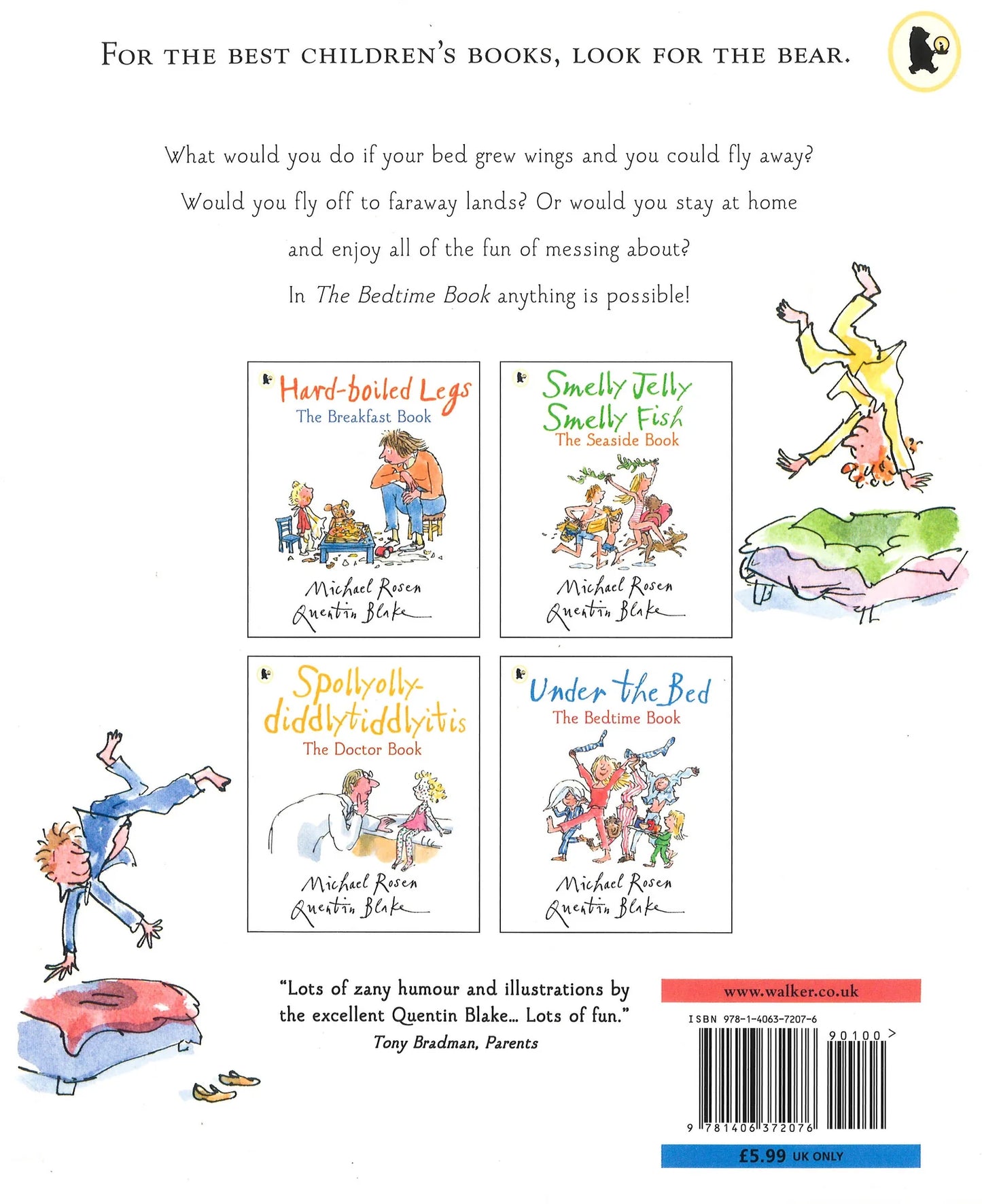 Under the Bed, The Bedtime Book by Michael Rosen and Quentin Blake