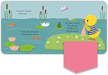 Who’s Sleepy? Board Book With Soft Flaps & A Mirror by Camilla Reid