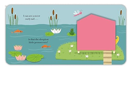 Who’s Sleepy? Board Book With Soft Flaps & A Mirror by Camilla Reid
