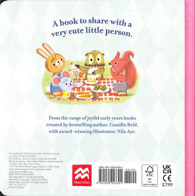 Who’s Cute? Board Book With Soft Flaps & A Mirror by Camilla Reid