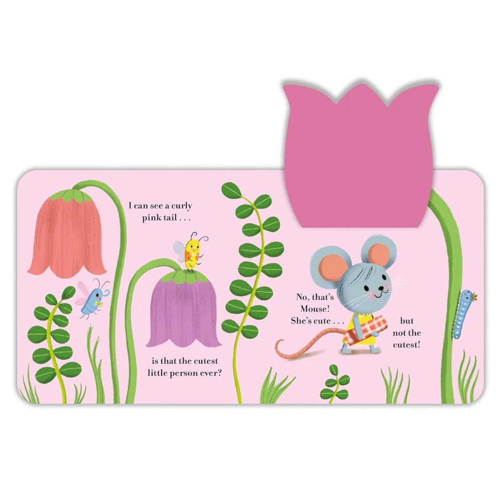 Who’s Cute? Board Book With Soft Flaps & A Mirror by Camilla Reid