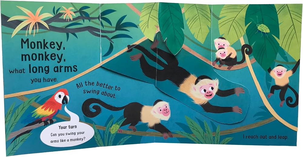 Peep & Pop Monkey, Monkey - Five Fun Pop-Ups Board Book