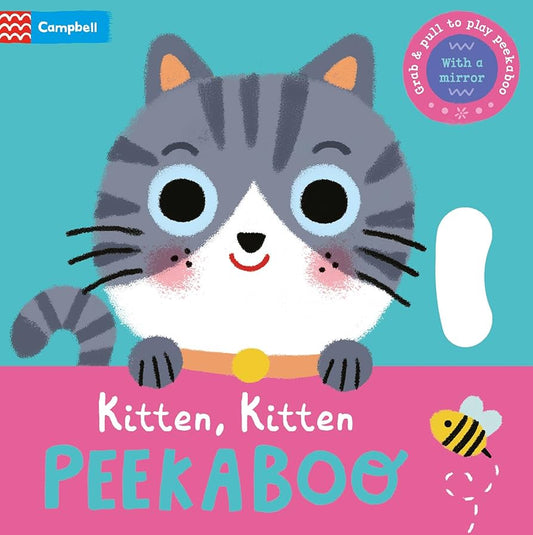 Kitten, Kitten Peekaboo - Grab & Pull to Play Peekaboo with a Mirror!